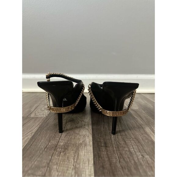 JIMMY CHOO + Jean Paul Gaultier Bing 90 embellished leather mules US 7 $2450 - Picture 13 of 15